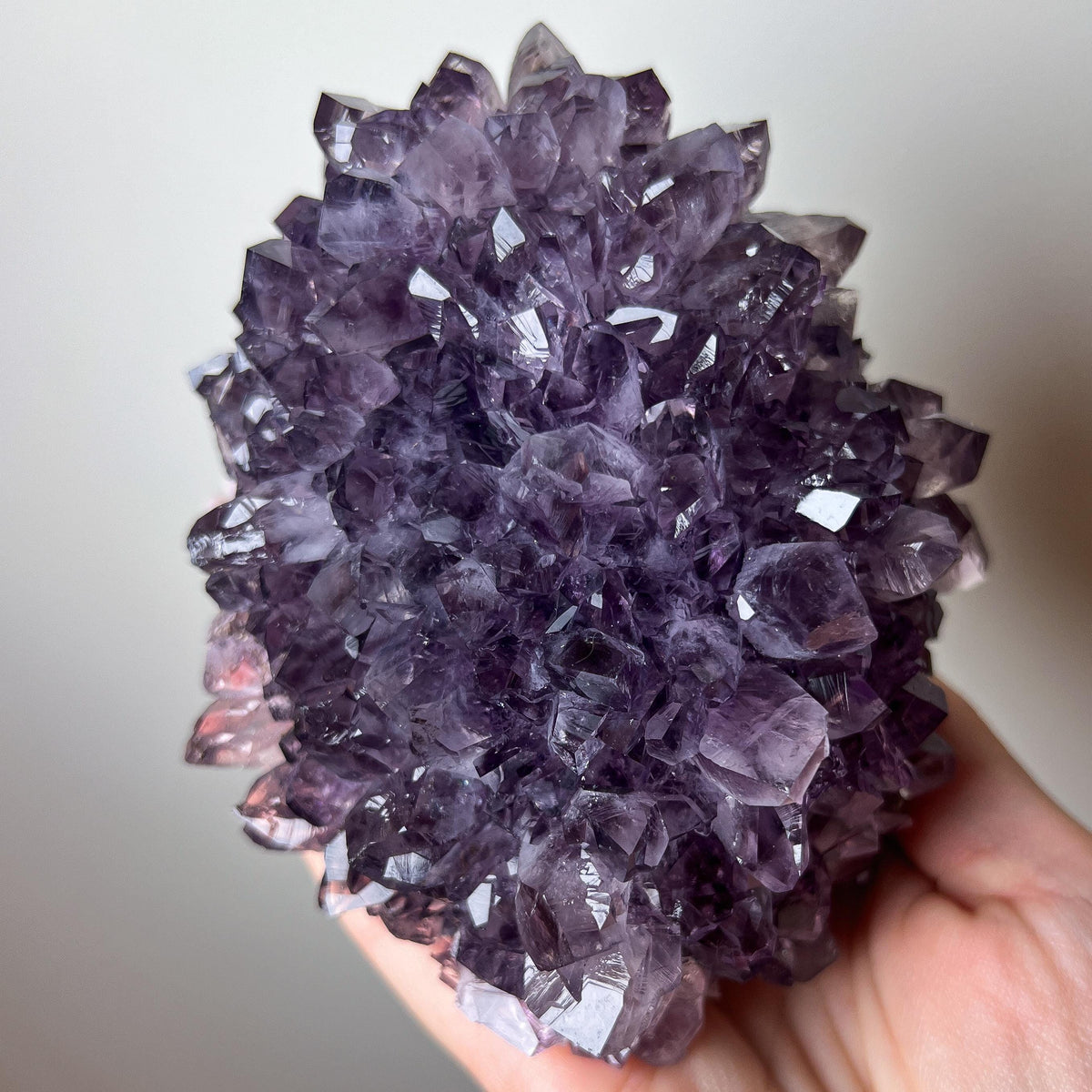 XL Amethyst Flower: Extra Large Crystal Cluster, Purple Mineral