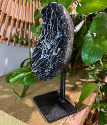 Black Galaxy Amethyst Geode