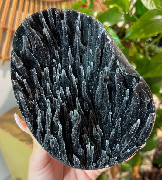 Black Galaxy Amethyst Geode
