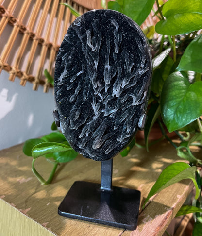 Black Galaxy Amethyst Geode