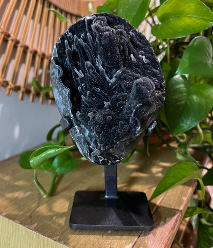 Black Galaxy Amethyst Geode