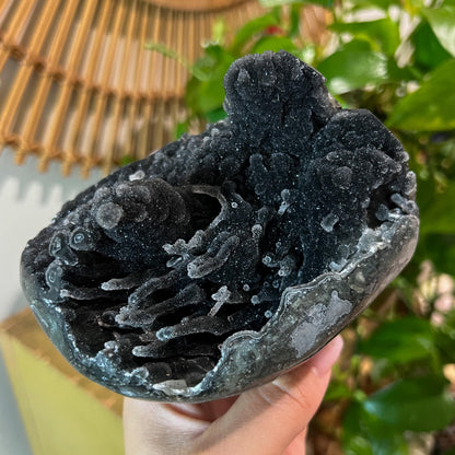 Black Galaxy Amethyst Geode