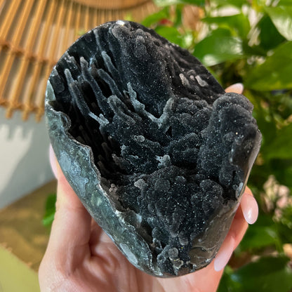 Black Galaxy Amethyst Geode