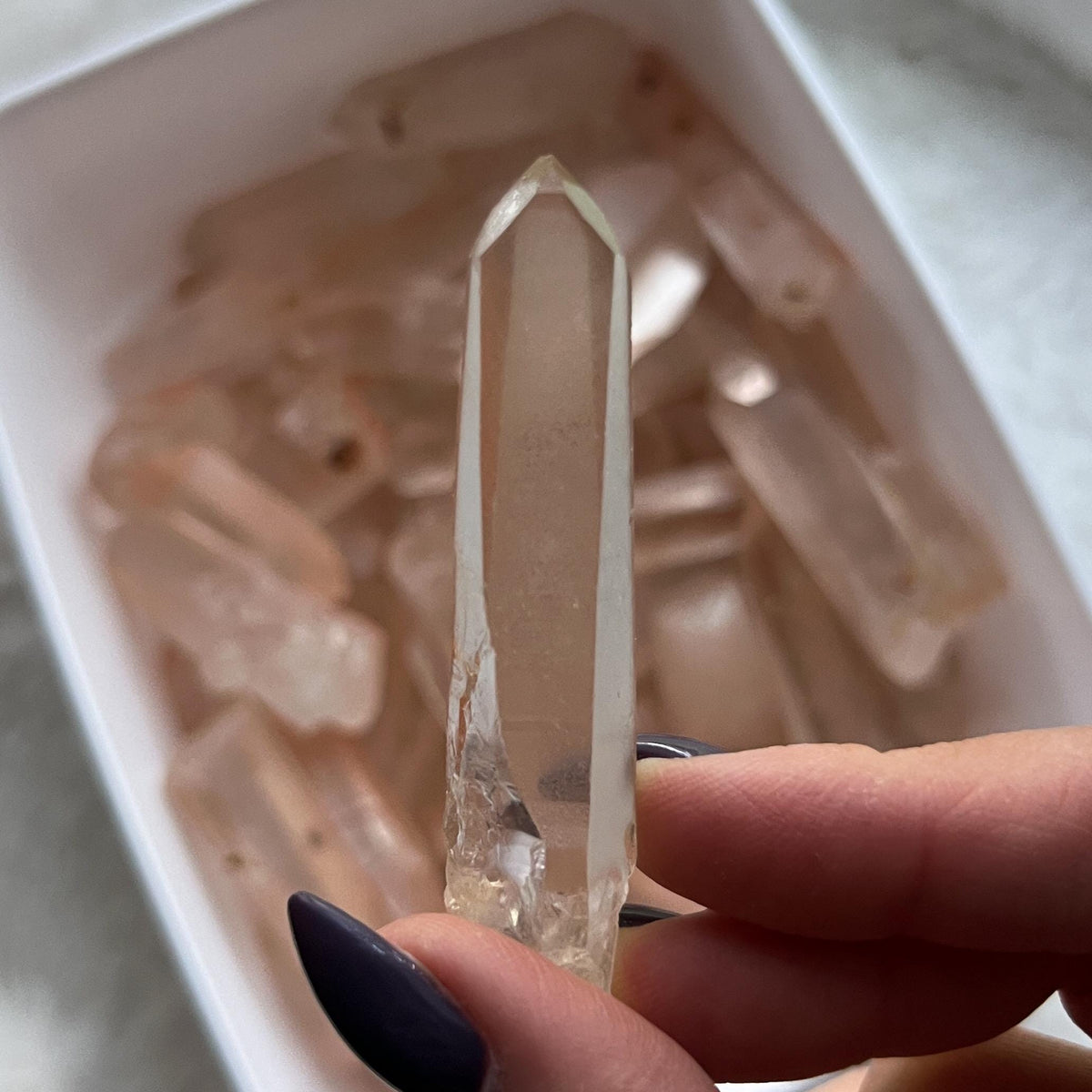 Lemurian Tangerine Quartz Point