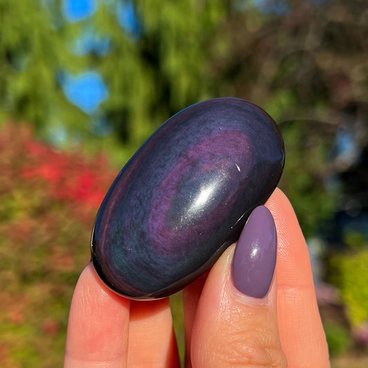 Rainbow Obsidian Pocket Stone