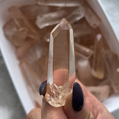 Lemurian Tangerine Quartz Point