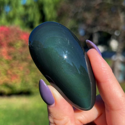 Rainbow Obsidian Palm Stone