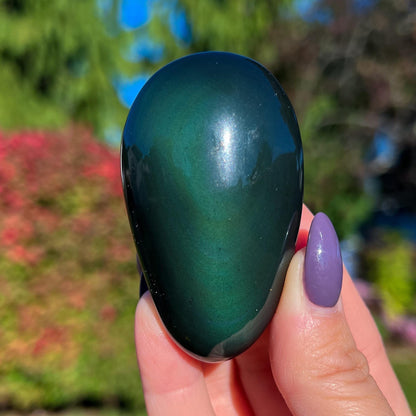 Rainbow Obsidian Palm Stone